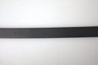 Bordeaux Leather Silver Metal Buckle Belt