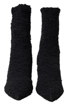 Schwarze Stiletto-Mid-Calf-Stiefel