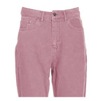 Pink Cotton Jeans & Pants