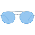 Occhiali da sole in metallo e plastica blu