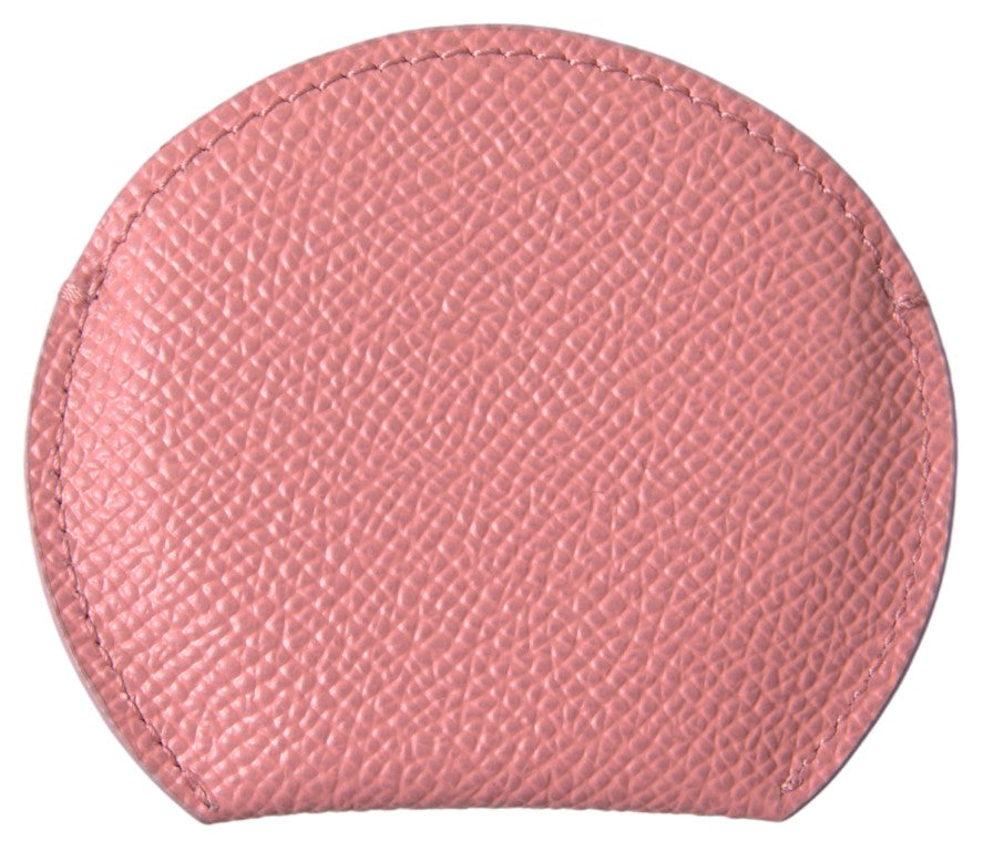 Spiegelhalter aus Kalbsleder, Rosa