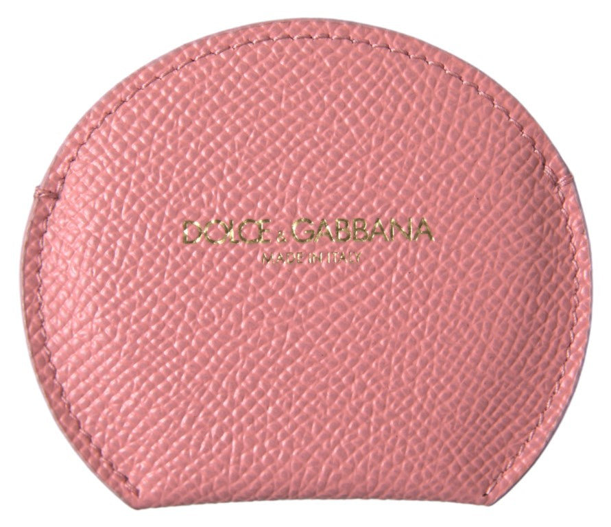 Spiegelhalter aus Kalbsleder, Rosa