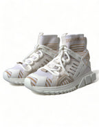 Weiß Beige Socken Sorrento Sneaker Schuhe