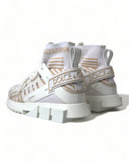 Weiß Beige Socken Sorrento Sneaker Schuhe