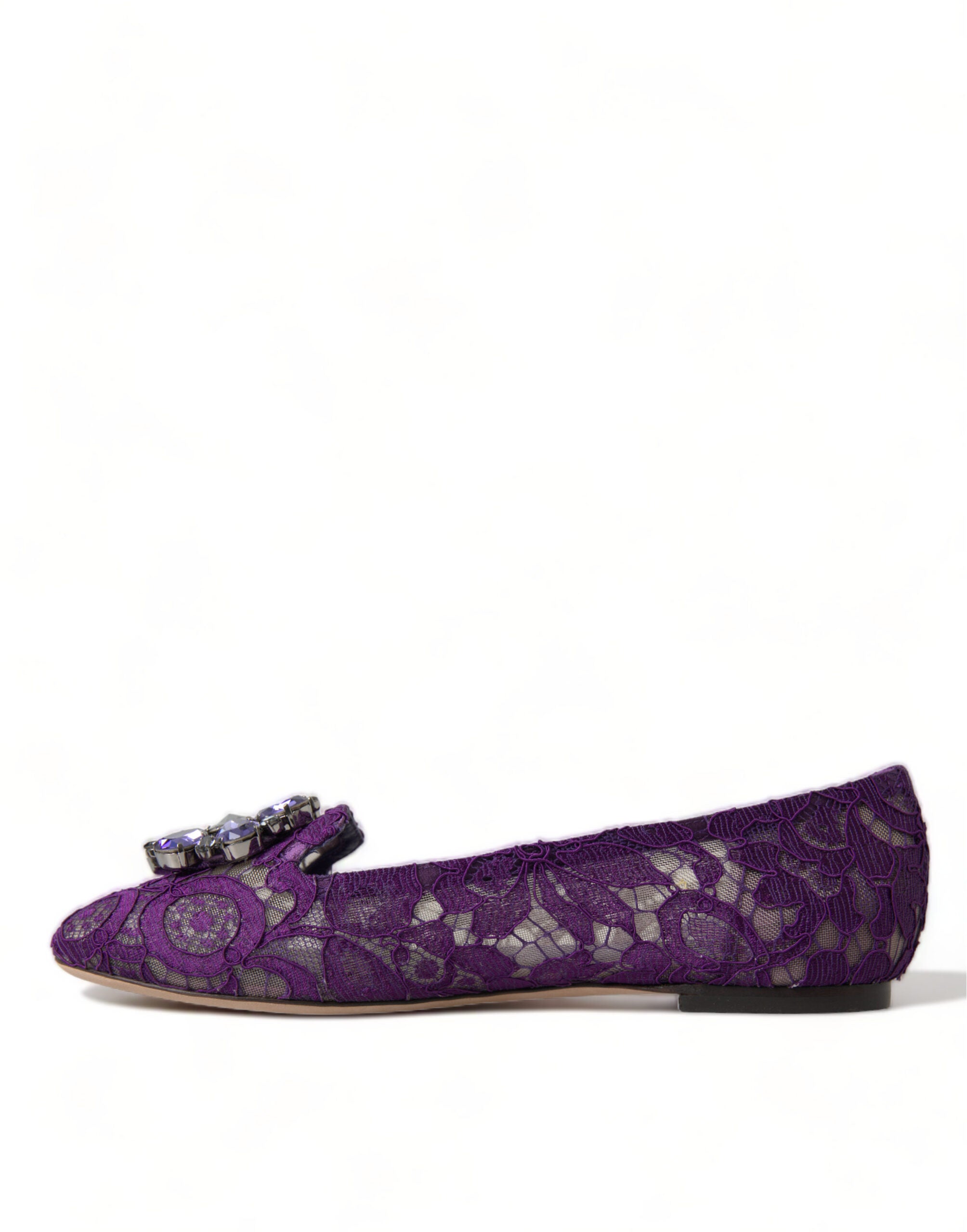 Purple Vally Taormina Spitzenkristall-Ballerinas