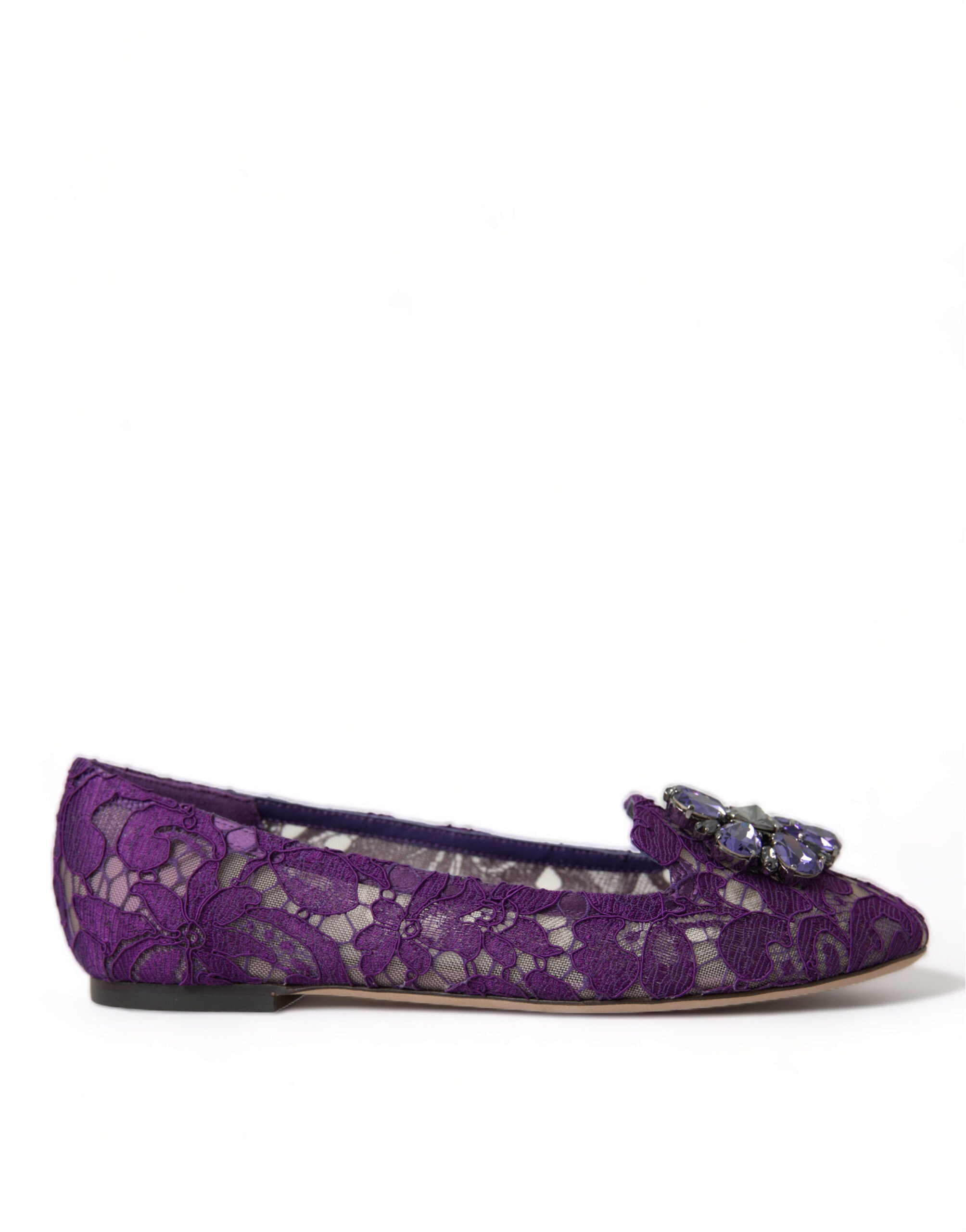 Purple Vally Taormina Spitzenkristall-Ballerinas