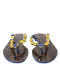 Blue Crystals Sandalen Strandschuhe