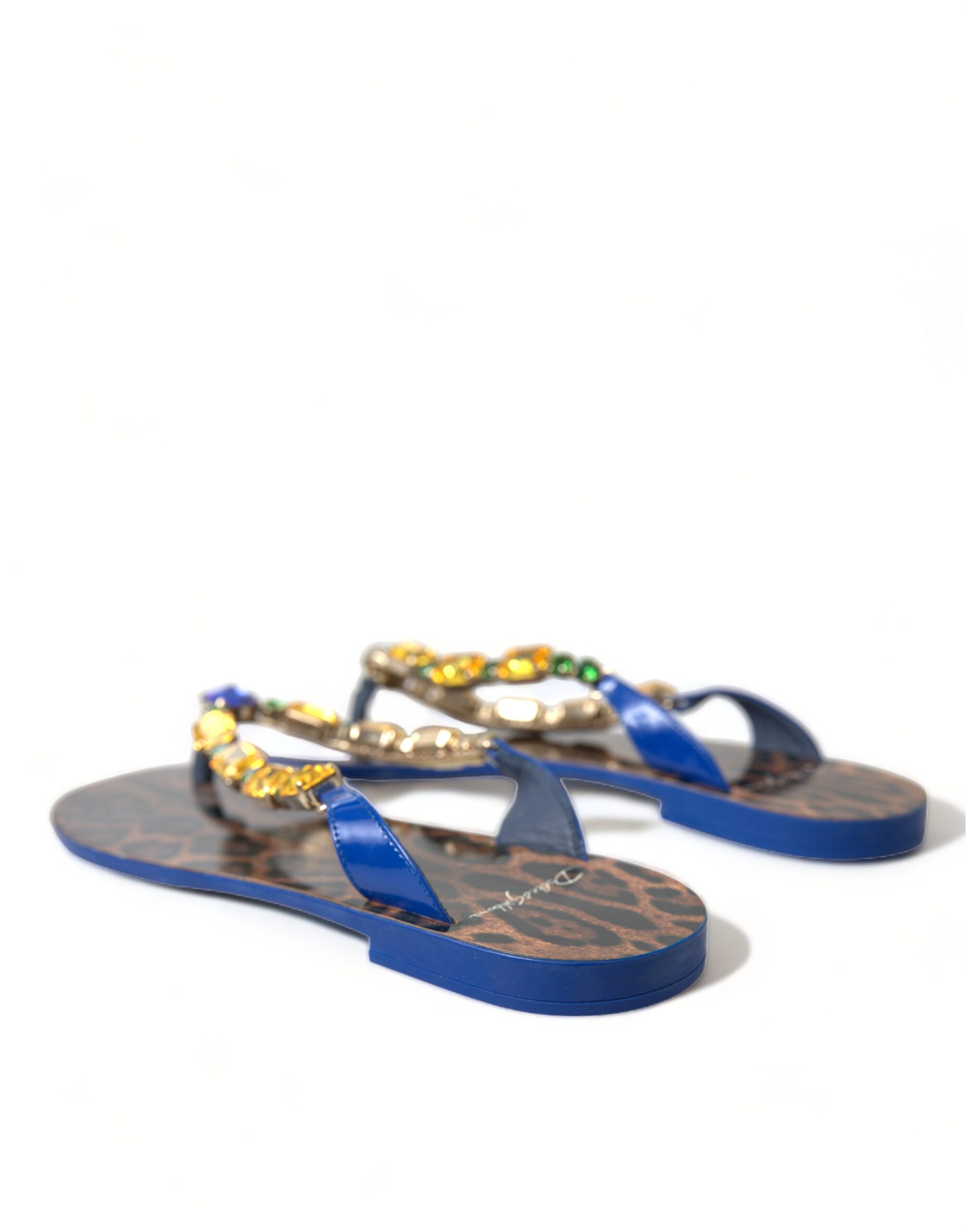 Blue Crystals Sandalen Strandschuhe