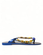 Blue Crystals Sandalen Strandschuhe
