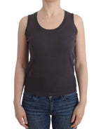 Braunes Stricktanktop