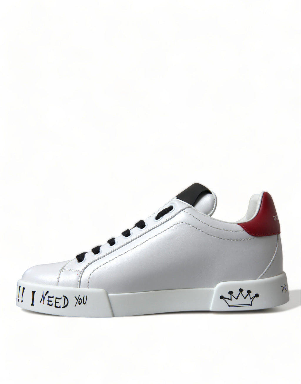 White Love Patch Portofino Classic Sneakers Schuhe