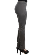 Gray slim fit pants