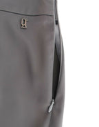 Gray slim fit pants