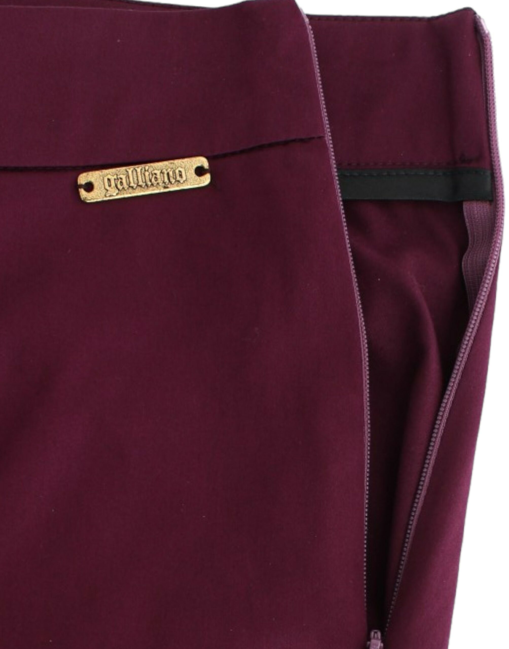 Pantaloni slim fit viola