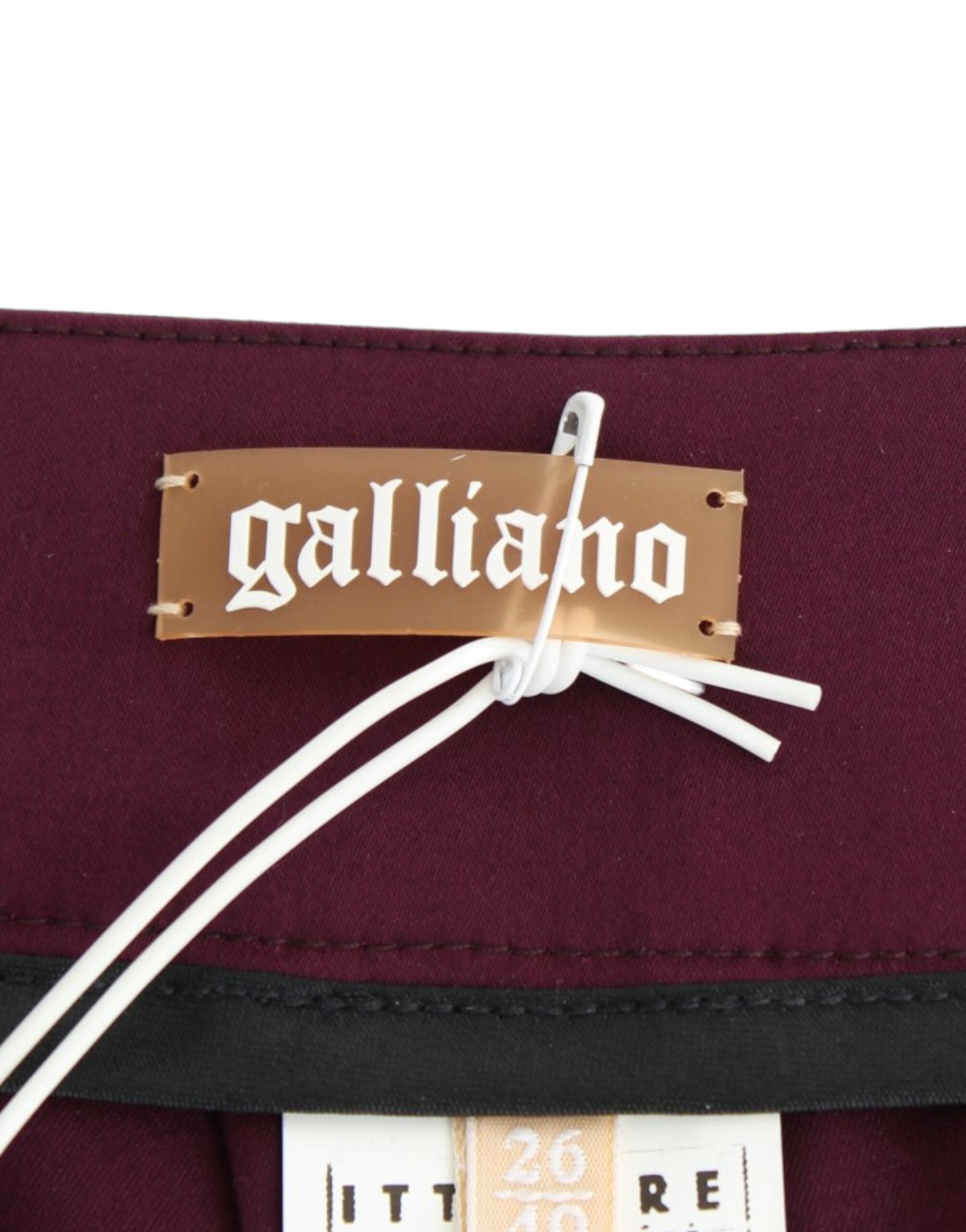 Pantaloni slim fit viola