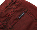 Rote Stretch High Waist Denim Hot Pants Shorts