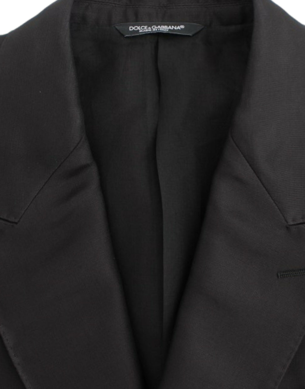 Schwarzer Blazer in schmaler Passform aus Seide