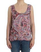 Ärmelloses Top in Multicolour