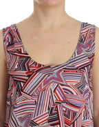 Ärmelloses Top in Multicolour