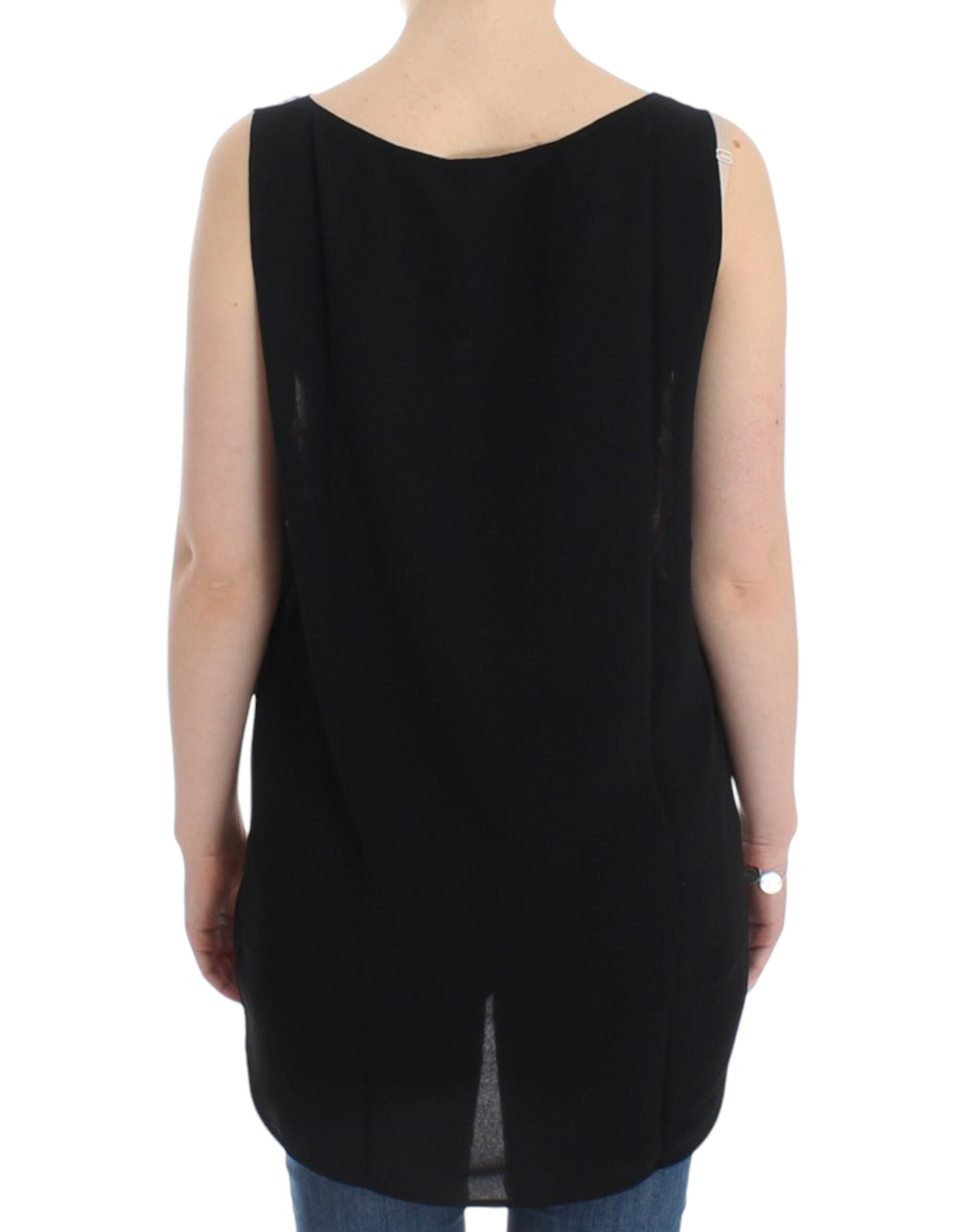 Ärmelloses Top in Multicolour