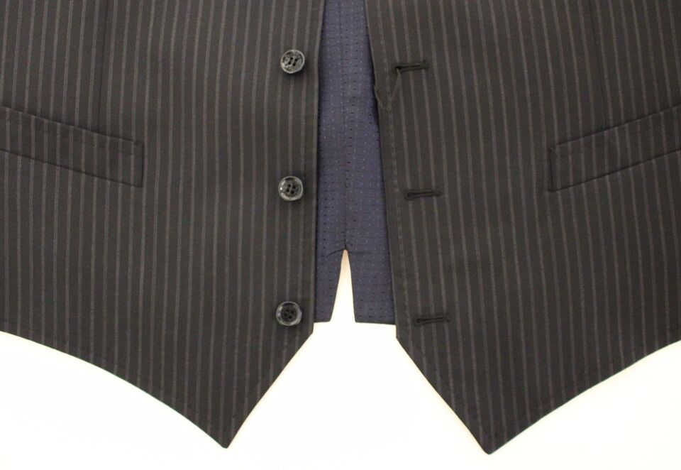 Gray Stretch Formal Dress Vest