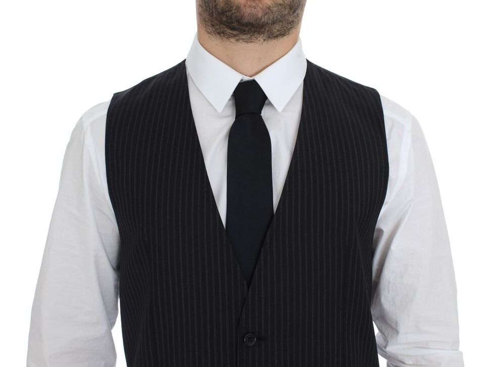 Gray Stretch Formal Dress Vest