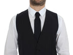 Gray Stretch Formal Dress Vest