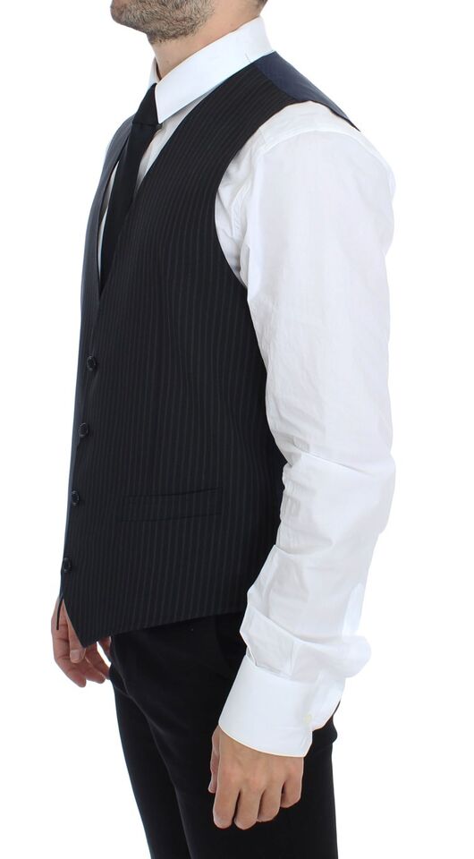 Gray Stretch Formal Dress Vest