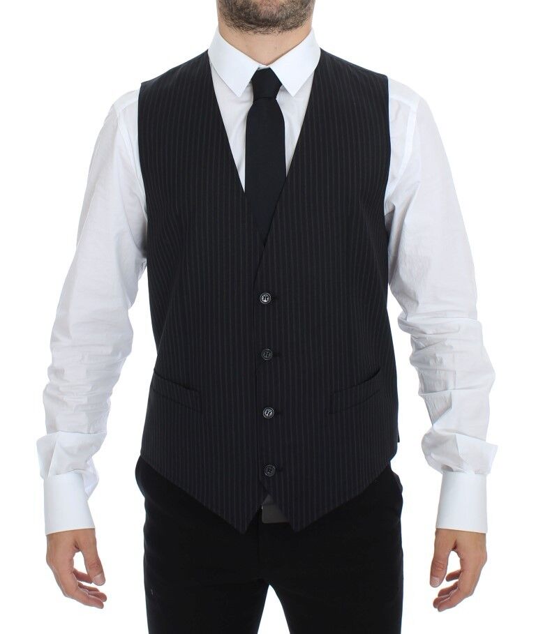 Gray Stretch Formal Dress Vest