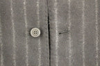 Black Striped Wool Logo Vest Gilet Weste