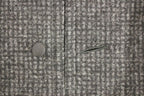 Gray Wool Blend Vest Gilet Weste