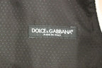 Gray Cotton Blend Logo Vest