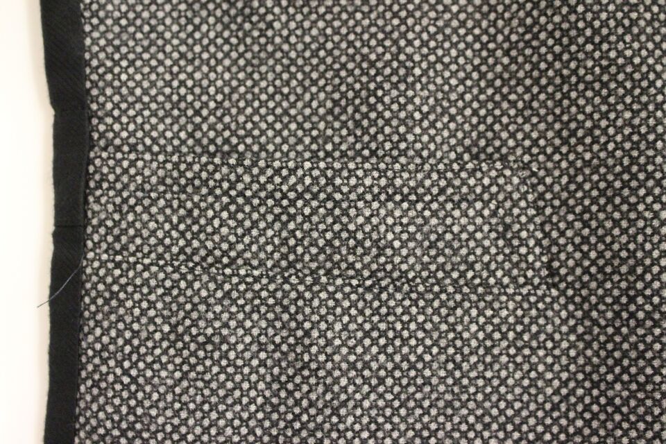 Gray Cotton Blend Logo Vest