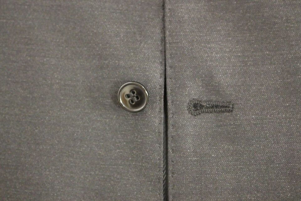 Graue Wollseidenkleid Weste