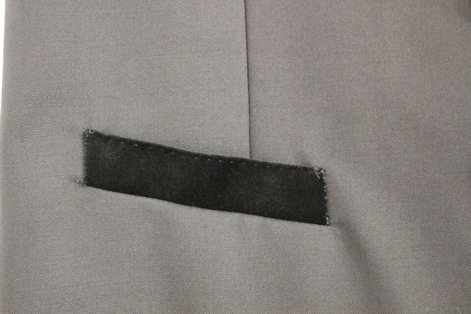 Schwarze Anzugweste aus Wolle