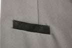 Schwarze Anzugweste aus Wolle