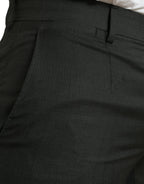 Dark Gray Stretch Slim Formal Pants
