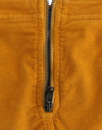 Yellow corduroy mini skirt
