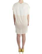 Weißes Modal-Schlauchkleid