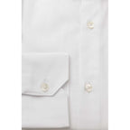 White Cotton Men Shirt