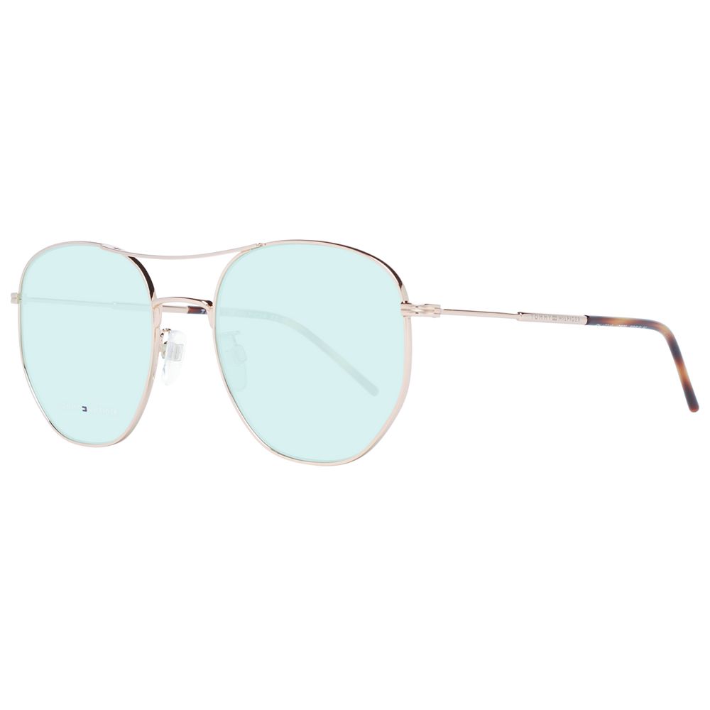 Sonnenbrille aus Rotgold-Metall