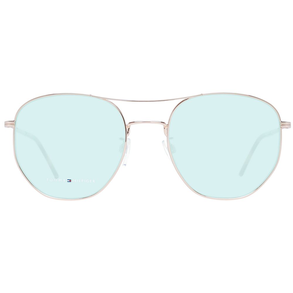 Sonnenbrille aus Rotgold-Metall