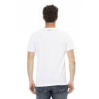 Weißes Baumwoll T-Shirt für Herren