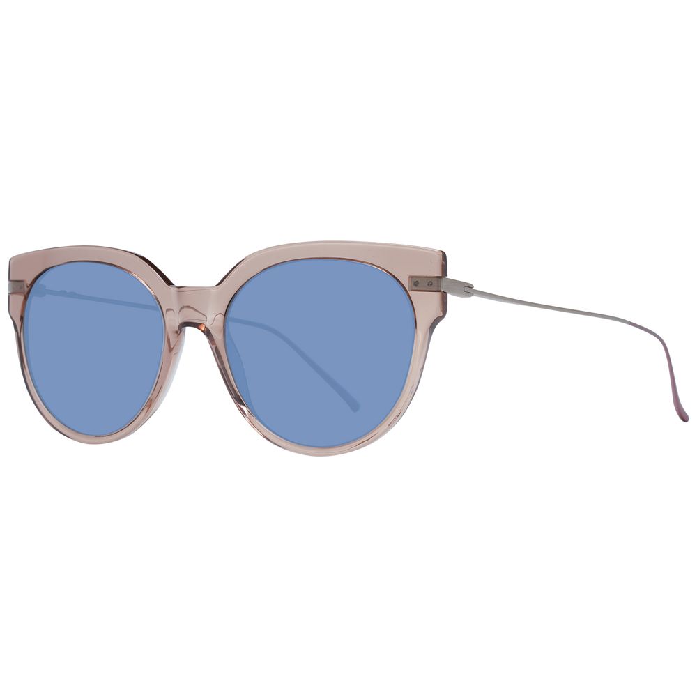 Sonnenbrille aus braunem Azetat