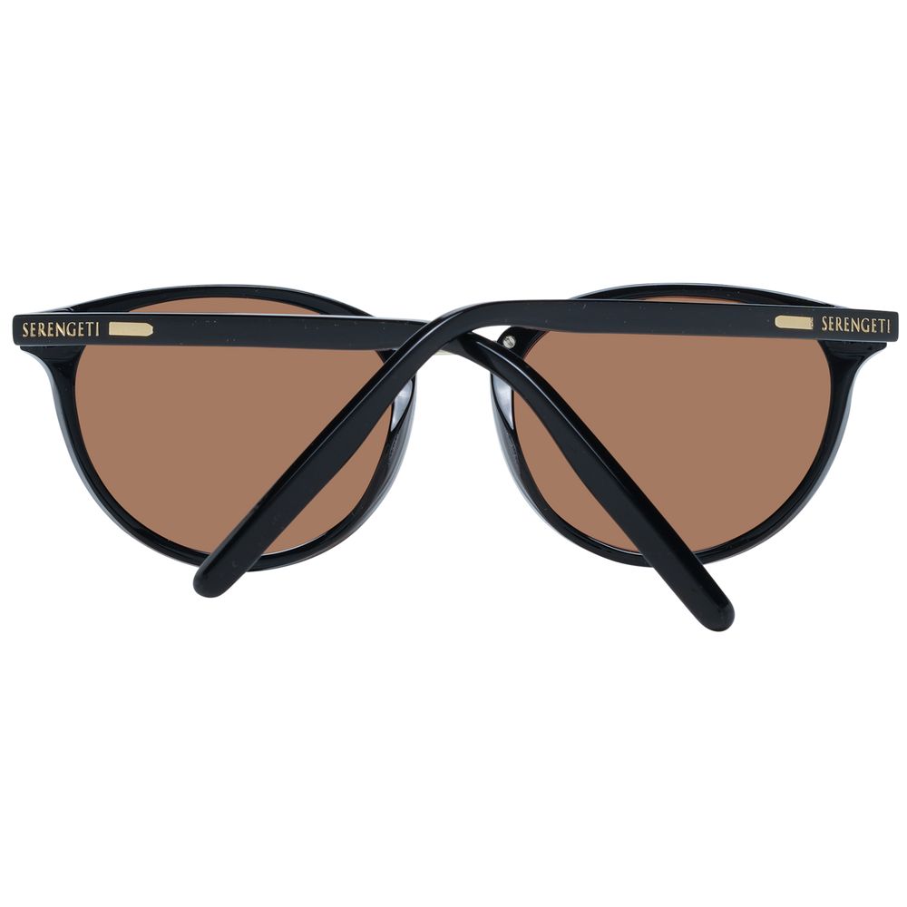 Sonnenbrille aus schwarzem Acetat und Metall