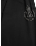 Schwarze DG-Logo Skinny Jogger Sweatpants Hose