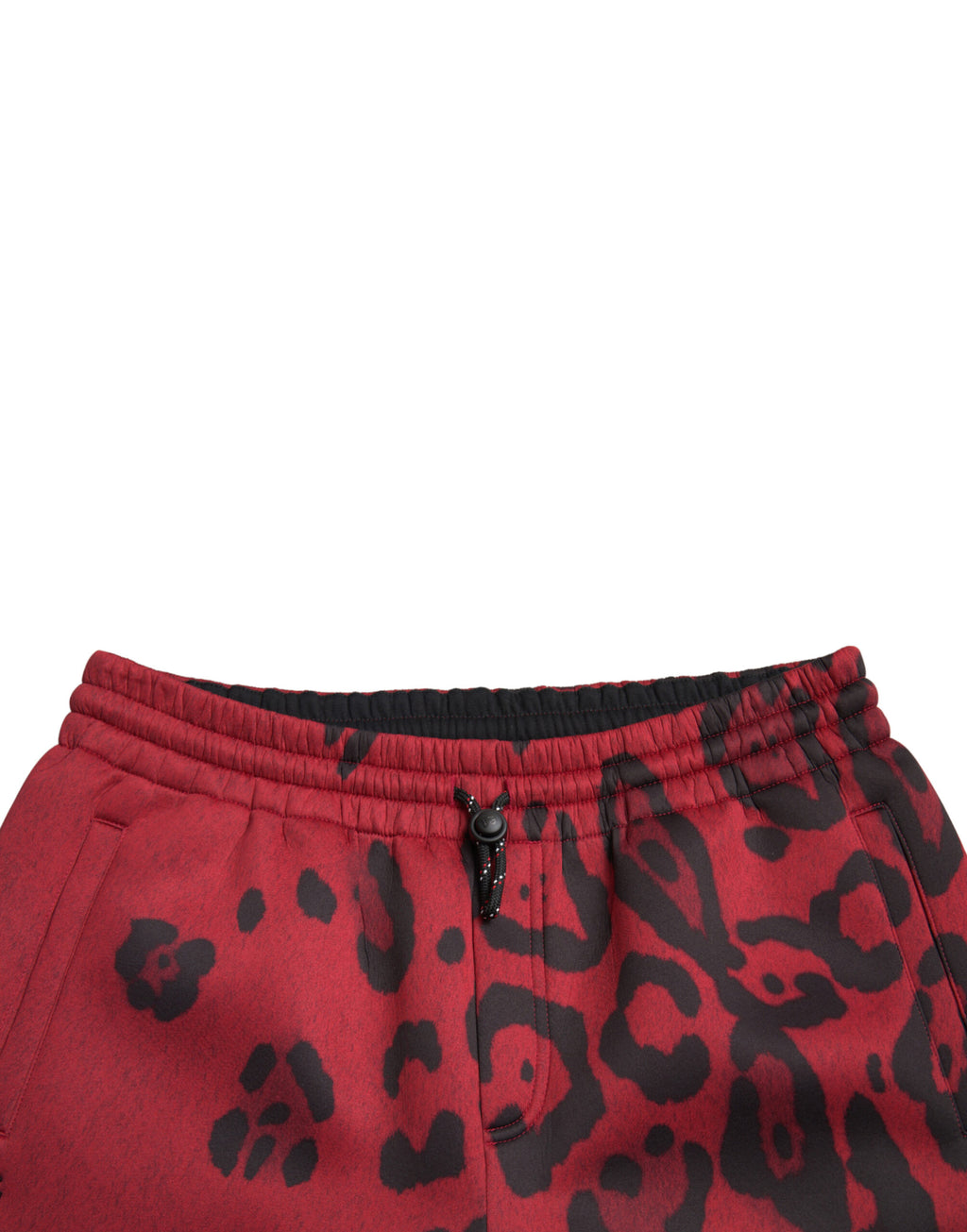 Red Black Leopard Stretch Jogger Hose