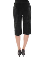 Dunkelgrüne Shorts aus Baumwolle