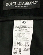 Dunkelgrüne Shorts aus Baumwolle