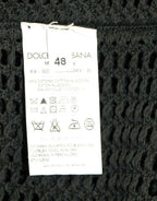 Dunkelgrüner Runway Netzpullover